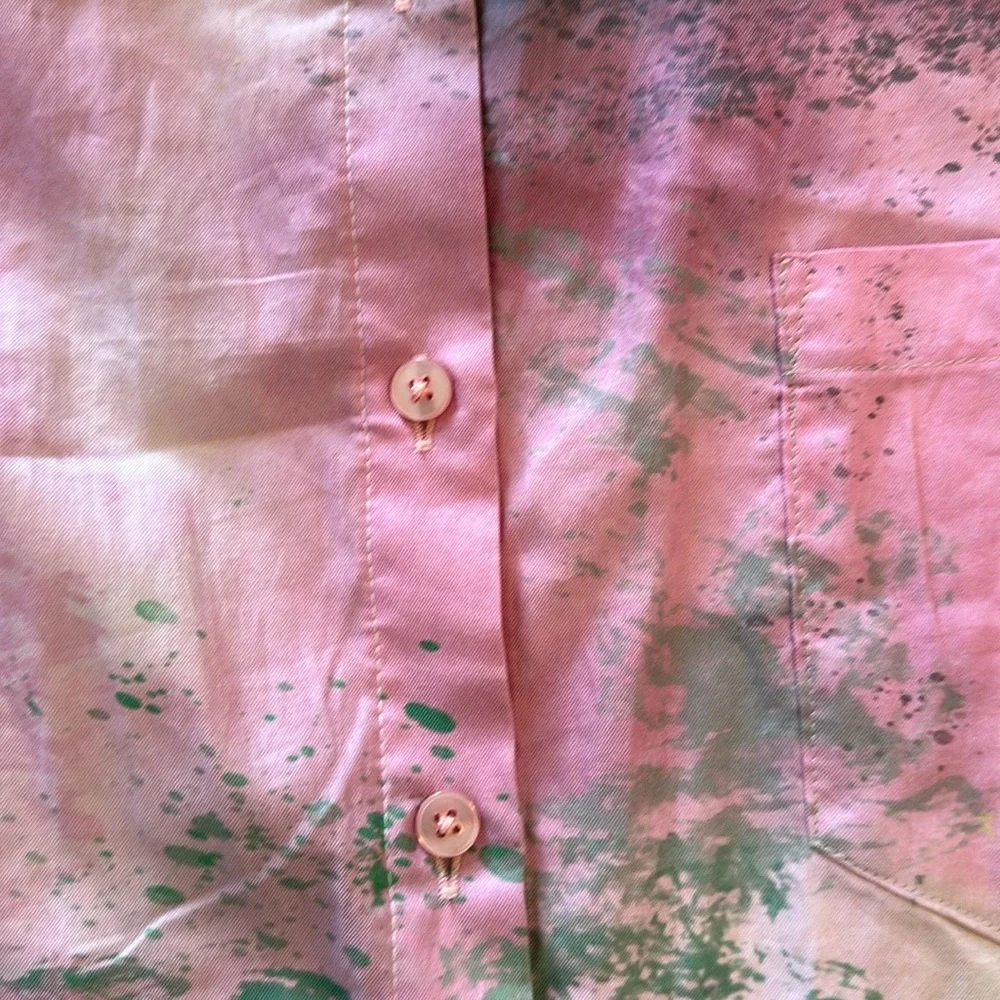 THE KIT WOMENS TIE DYE SPLATTER BUTTON UP SHIRT
SIZE XS - Picture 5 of 7